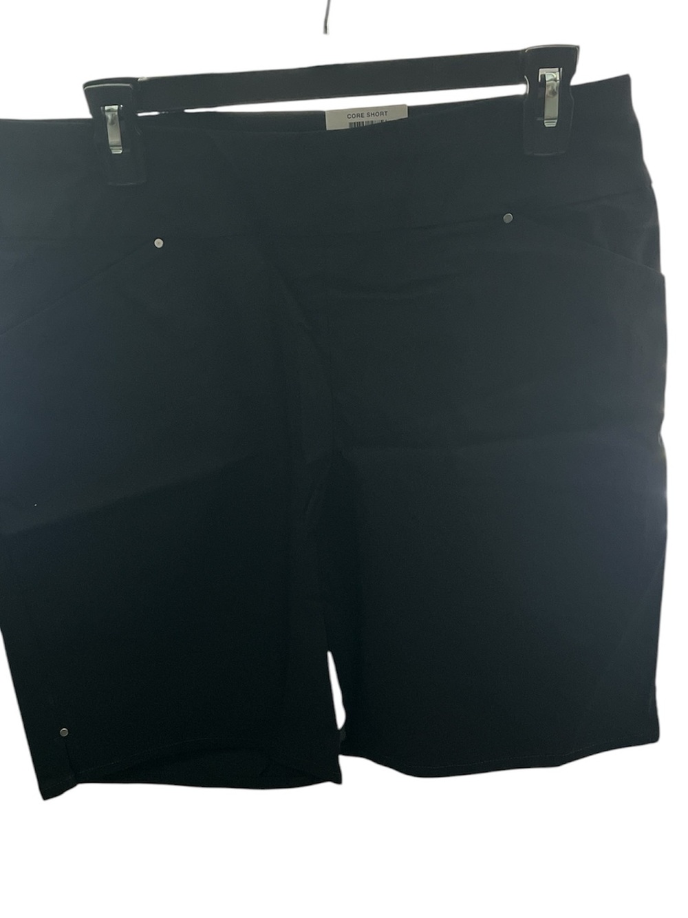 NWT I.N.C. International Concepts Core Shorts Black Size 12 Curvy